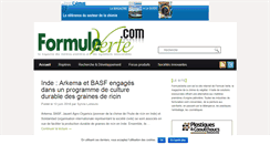 Desktop Screenshot of formule-verte.com