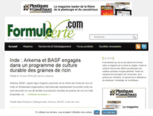 Tablet Screenshot of formule-verte.com